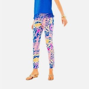 Lilly Pulitzer Callahan Chino Brilliant Catch and Release pants